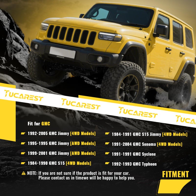 TUCAREST 2Pcs K620172 K620173 (For 4x4 4WD AWD) Front Upper Control Arm and Ball Joint Assembly Fit For Chevy S10 Blazer, G-MC S15 Jimmy Sonoma Syclone, Is-uzu Hombre Olds Bravada Suspension - Image 3